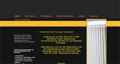 Desktop Screenshot of filterreinigung.net